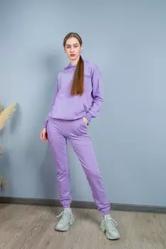 Комплект женский (толстовка+брюки) BF (44, Персиковый)