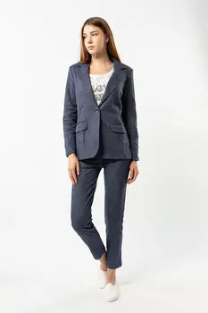Комплект женский (жакет+брюки) (B) STOLNIK 805 (L, Синий)