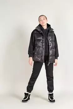 Комплект женский (Жилет+толстовка + брюки) STOLNIK 21090-6 (M, Розовый)