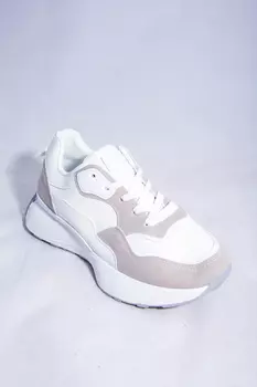 Кроссовки женские Meitesi L106-3 (38, Белый/Серый)