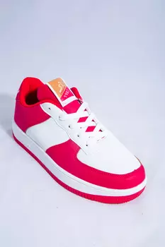 Кроссовки женские Saijun B8069-6 (40, Белый/Красный)