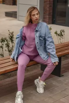 Куртка женская джинс Denim Y010-3 (XL, Синий)