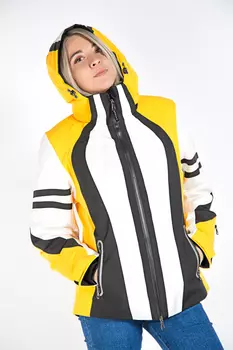 Куртка женская горн. STOLNIK 75028 (42, Черный/Белый)