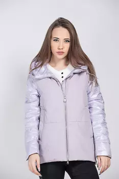Куртка женская Han nan Liuni 2119 (48, Светло-сиреневый)
