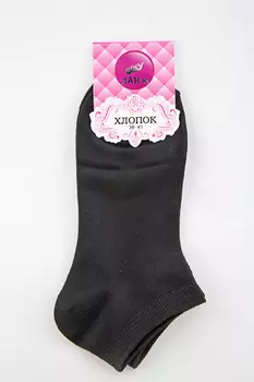 Носки женские ЛанЮ 858-B1 (36-41, Черный)