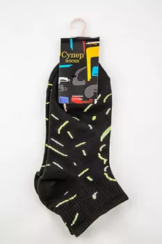 Носки женские "Супер носки" PM6-1B (37-42, Черный/Мульти)