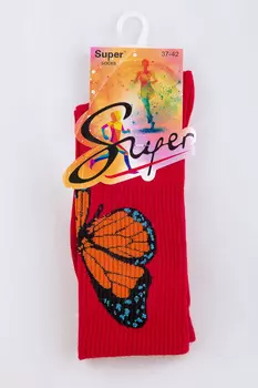 Носки женские Super Socks B140-21 (37-42, Сиреневый)
