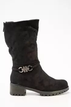 П/Сапоги женские Meitesi 205-2D (40, Черный)