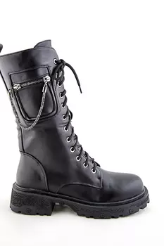 П/Сапоги женские Meitesi A80-101 (39, Черный)