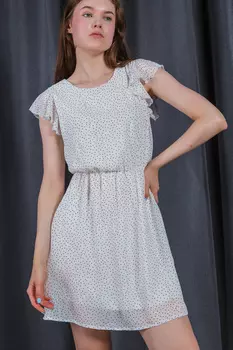 Платье женское (B) STOLNIK 063-1 (46, Принт горох)