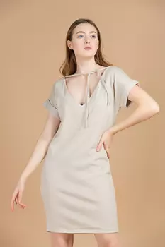 Платье женское (B) STOLNIK A550 (42, Светло-коричневый)