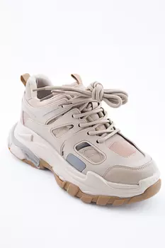 Полуботинки (кроссовки) женские SIDESTEP BL108 (40, Бежевый)