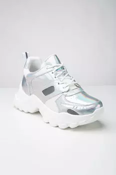 Полуботинки (кроссовки) женские SIDESTEP D2713-1Y (37, Серебряный)