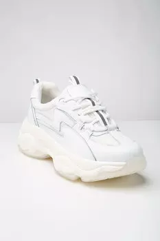 Полуботинки (кроссовки женские) SIDESTEP D2716-1B (38, Белый)