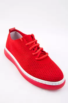 Полуботинки (кроссовки) женские SIDESTEP FR013-6 текстиль (36, Красный)