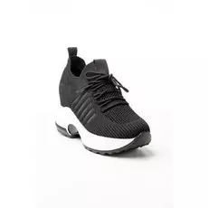 Полуботинки (кроссовки) женские V.I.KONTY (ткань) GL9359-1-1 (38, Черный)