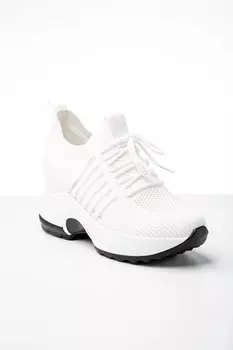 Полуботинки (кроссовки) женские V.I.KONTY (ткань) GL9359-1-2 (37, Белый)