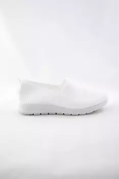 Полуботинки (туфли) женские Fashion H13601-2 текстиль (38, Белый)