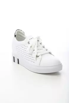 Полуботинки женские Prima D'arte FLM807-1 иск.кож (40, Белый)