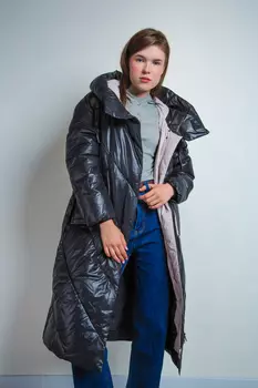 Пуховик женский SHANG YUJIE 8937 (2XL, Молочный)