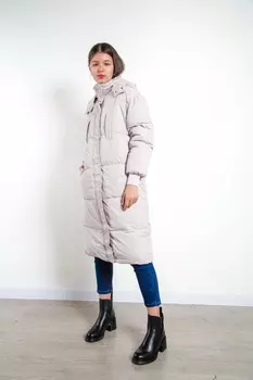 Пуховик женский STOLNIK 8005 (L, Молочный)