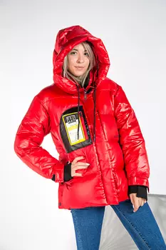 Пуховик женский T.YCamille YM-023 (S, Красный)