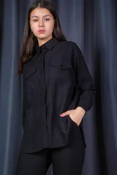 Рубашка женская (B) Allure 4900 д/р (44, Черный)