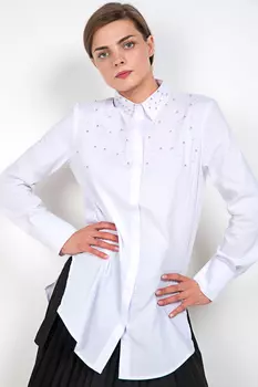 Рубашка женская (B) STOLNIK 270 д/р (42, Голубой)