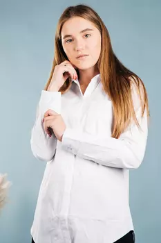 Рубашка женская (B) STOLNIK 787 (48, Белый)