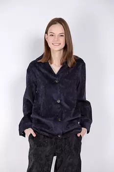 Рубашка женская (B) STOLNIK Р62 (50, Черный)