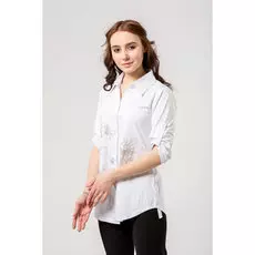 Рубашка женская STOLNIK 8300-1 3/4 (56, Белый)