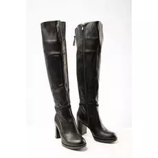 Сапоги женские Meitesi A808-1 (40, Черный)