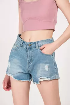 Шорты женские джинс STOLNIK 2020-4 (M, Синий)