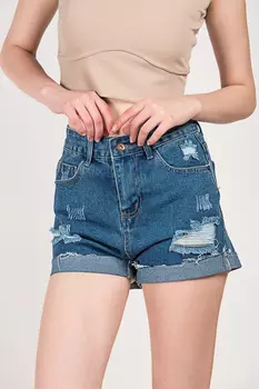 Шорты женские джинс STOLNIK 2020-7 (L, Синий)