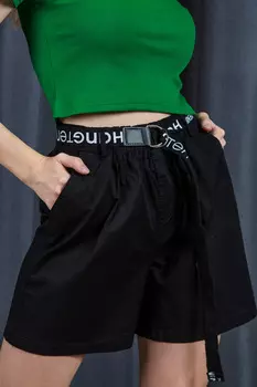 Шорты женские J.Y.D 9257 + ремень (28, Белый)