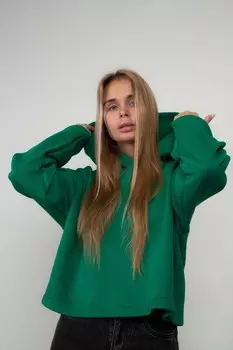 Толстовка женская (B) Luxury (S, Хаки)