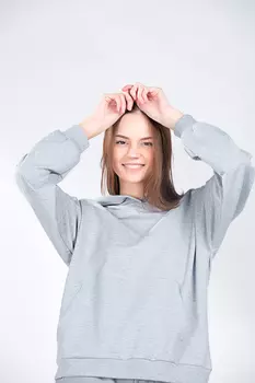 Толстовка женская (B) STOLNIK X57 (46, Серый)