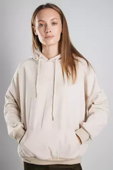 Толстовка женская LiLili 8088 (M-L, Бежевый)