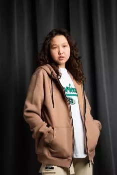 Толстовка женская Samo W1739N (M, Кофейный)