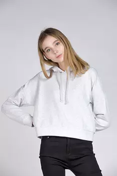 Толстовка женская Samo W1789M (S, Светло-серый)