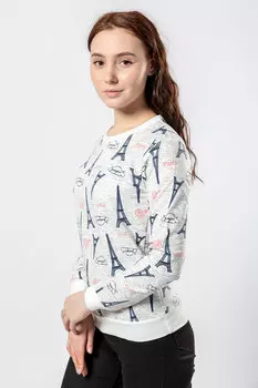 Толстовка женская STOLNIK 1125 (XL, Светло-серый)