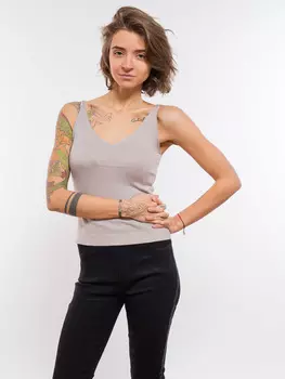 Топ женский 131 (M-L, Темно-Синий)