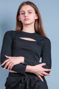 Топ женский (B) STOLNIK 011 д/р (M, Молочный)