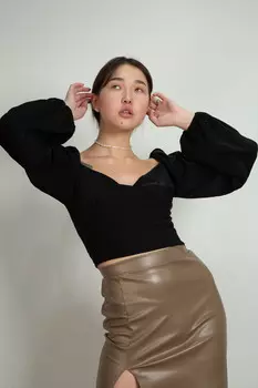 Топ женский (B) Wish Collection 1212 (S, Черный)