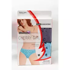 Трусы комплект Cherry girl 61360 (S, Зеленый/Фиолетовый)