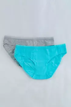 Трусы комплект Cherry girl 61518 (M, Белый/Серый)