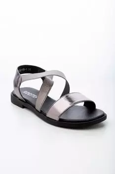 Туфли женские SIDESTEP K5552-8Q-1 иск.кожа (39, Серебристый)