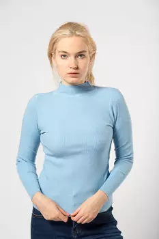 Водолазка женская QQC 6018 (S-M, Желтый)