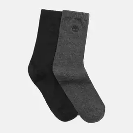 2 Pair Basic Crew Sock