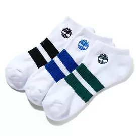 3 Pair Striped No Show